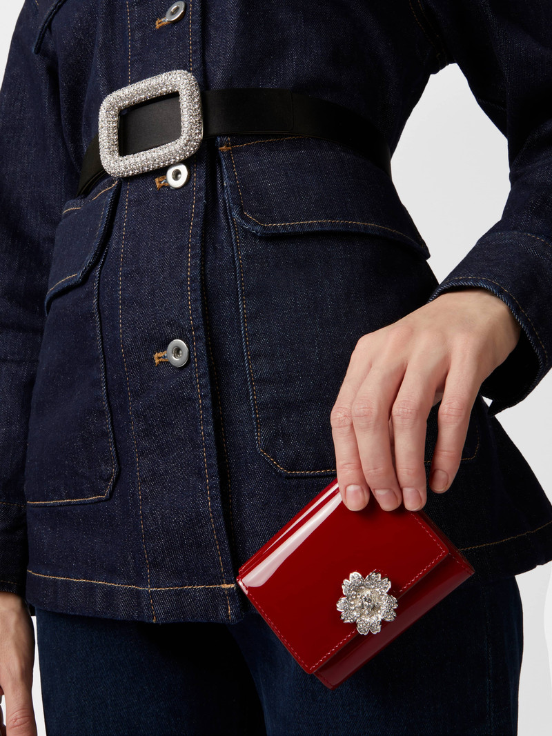RV Bouquet Wallet in Patent Leather 7