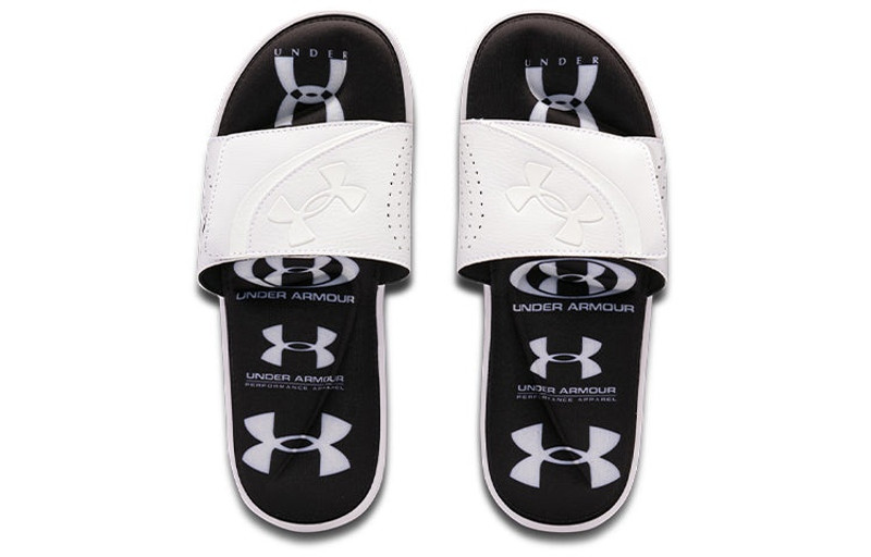 Under Armour Under Armour Ignite 6 Graphic Strap Slide 'White' 3024451-101 outlook