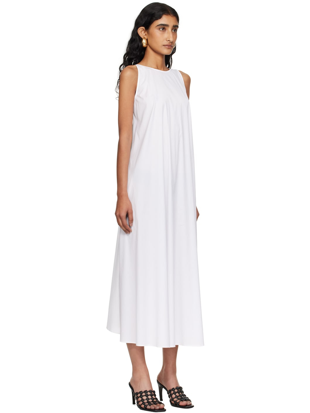 White Romea Midi Dress - 2