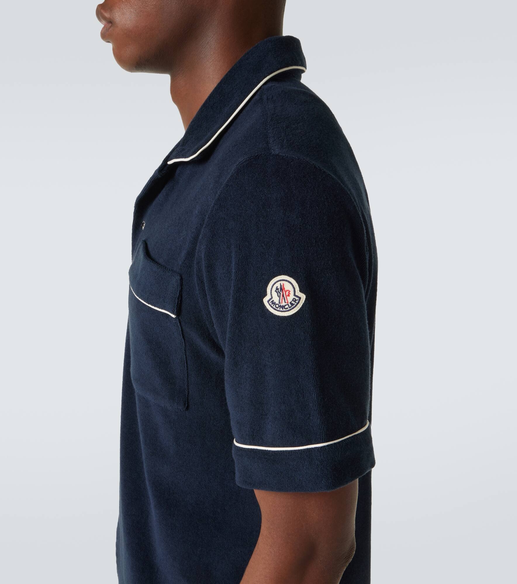 Archivio cotton terry polo shirt - 5