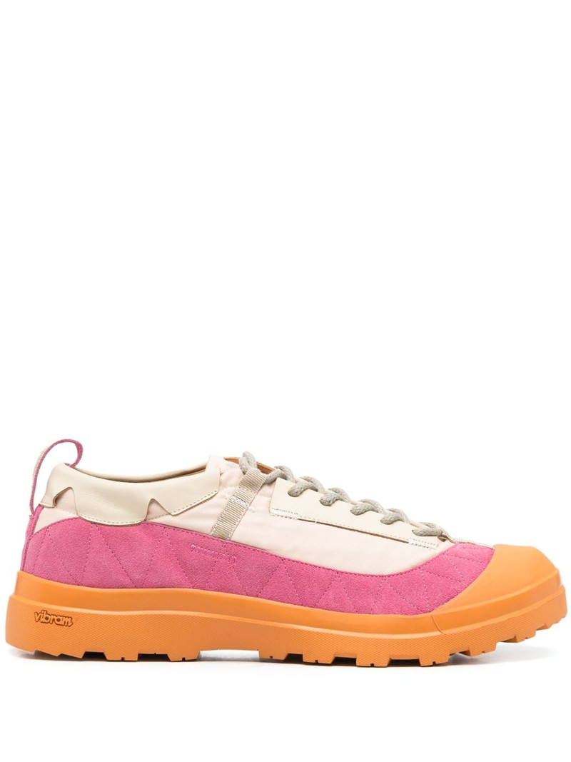 panelled sneakers 1
