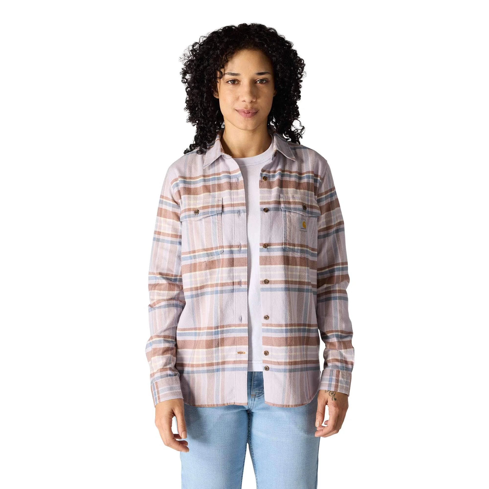 Women's TENCEL™ Fiber Series Relaxed Fit Plaid Shirt - 1