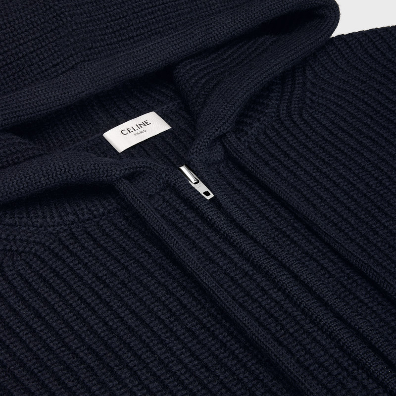 college hooded sweater in wool 3