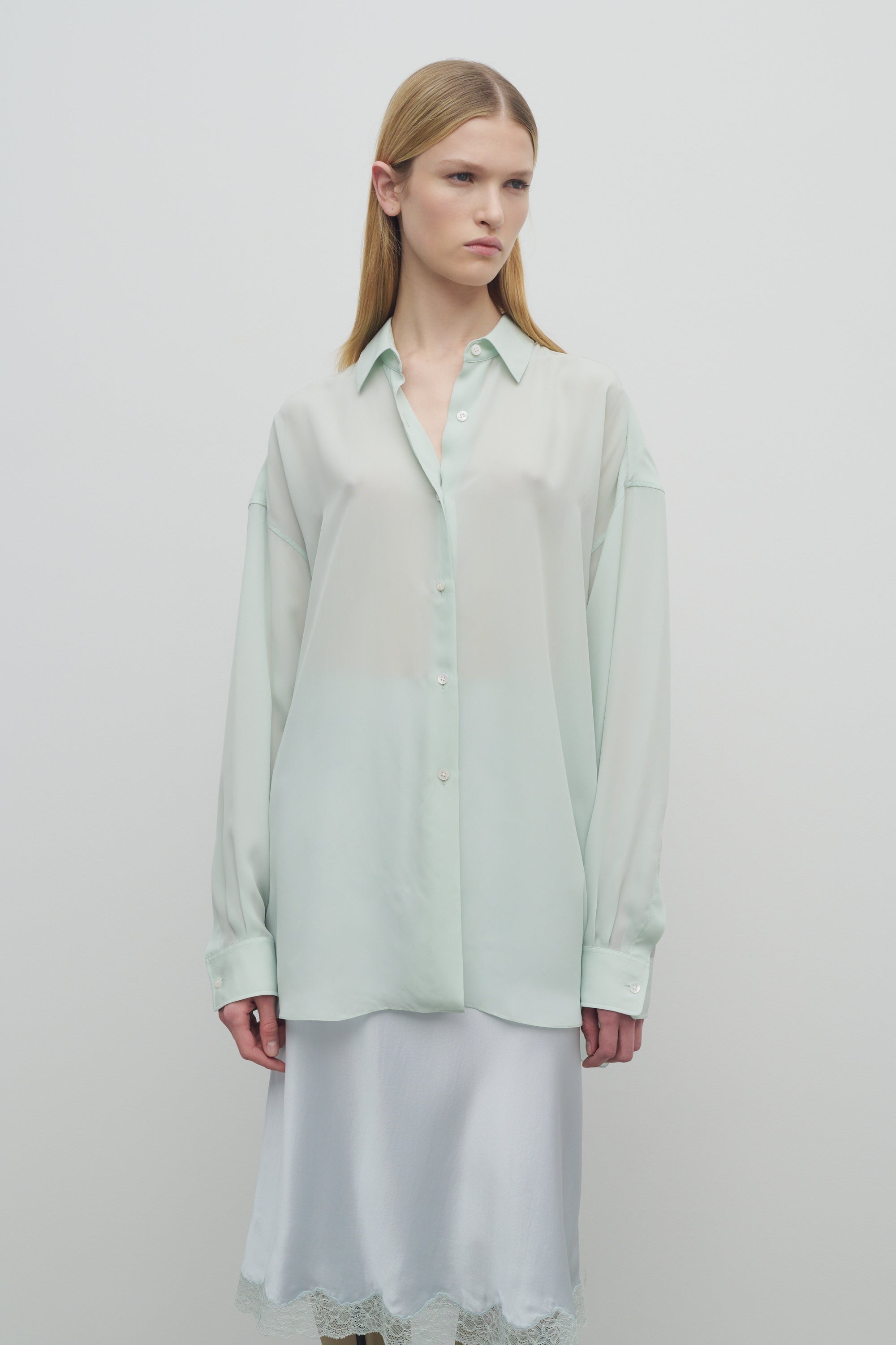 Caster Shirt in Cupro - 3