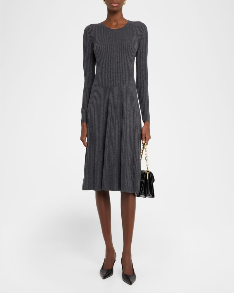 JOSEPH Rib Knit Merino Wool Dress outlook