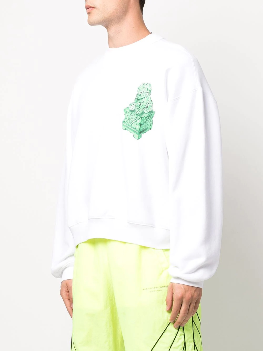 graphic-print cotton sweatshirt - 2