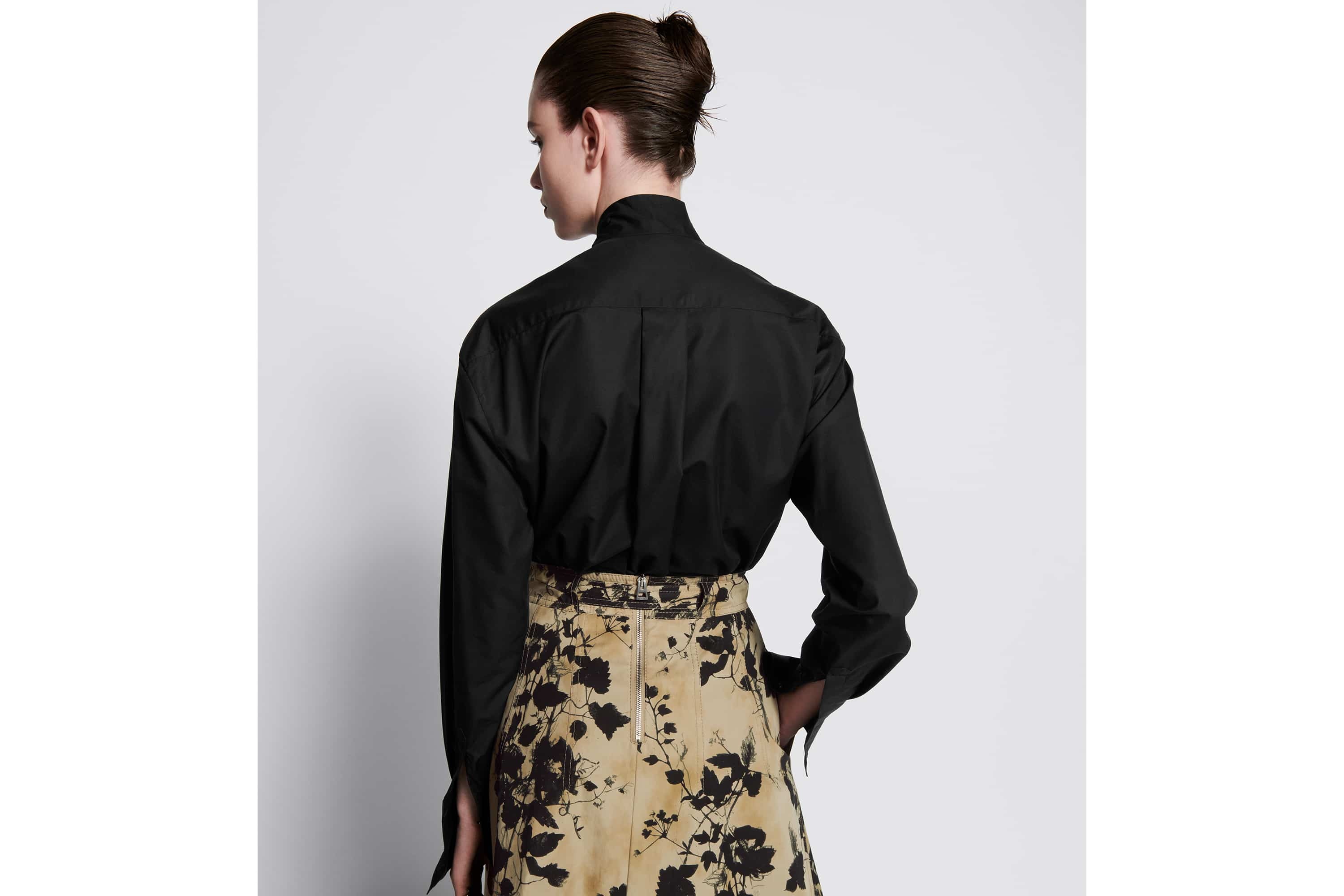 Shirt with Bow Collar - 5