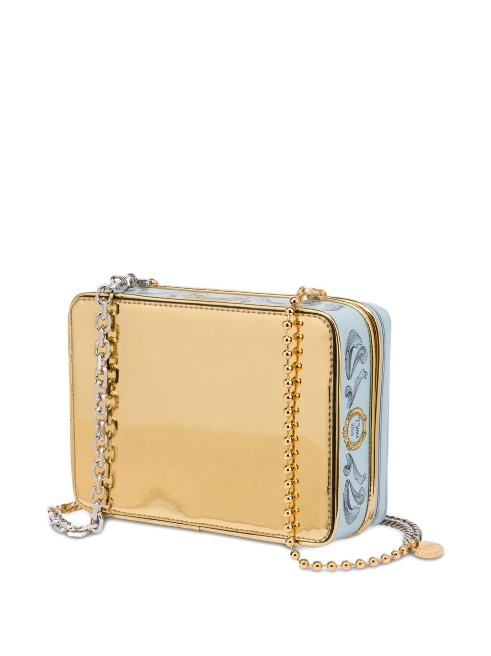 logo-embossed clutch - 2
