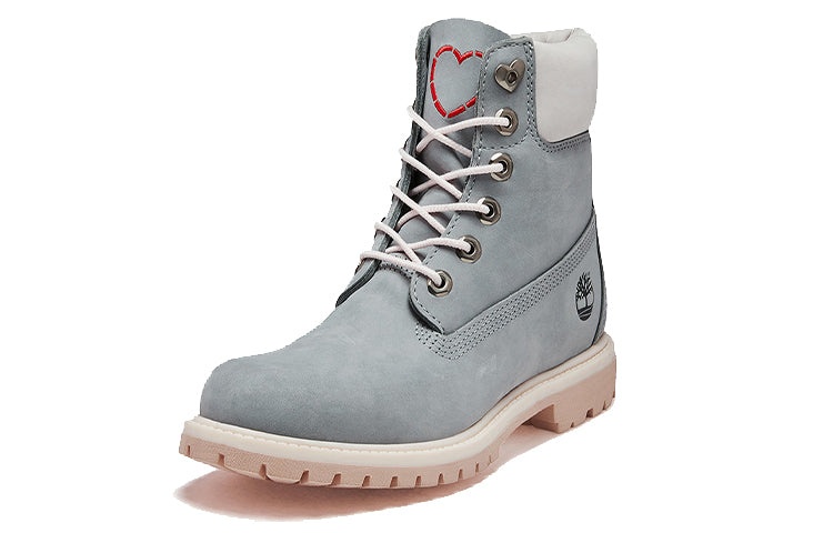 (WMNS) Timberland Icon 6 Inch Premium Boot 'Grey Nubuck' A2B2Q - 3