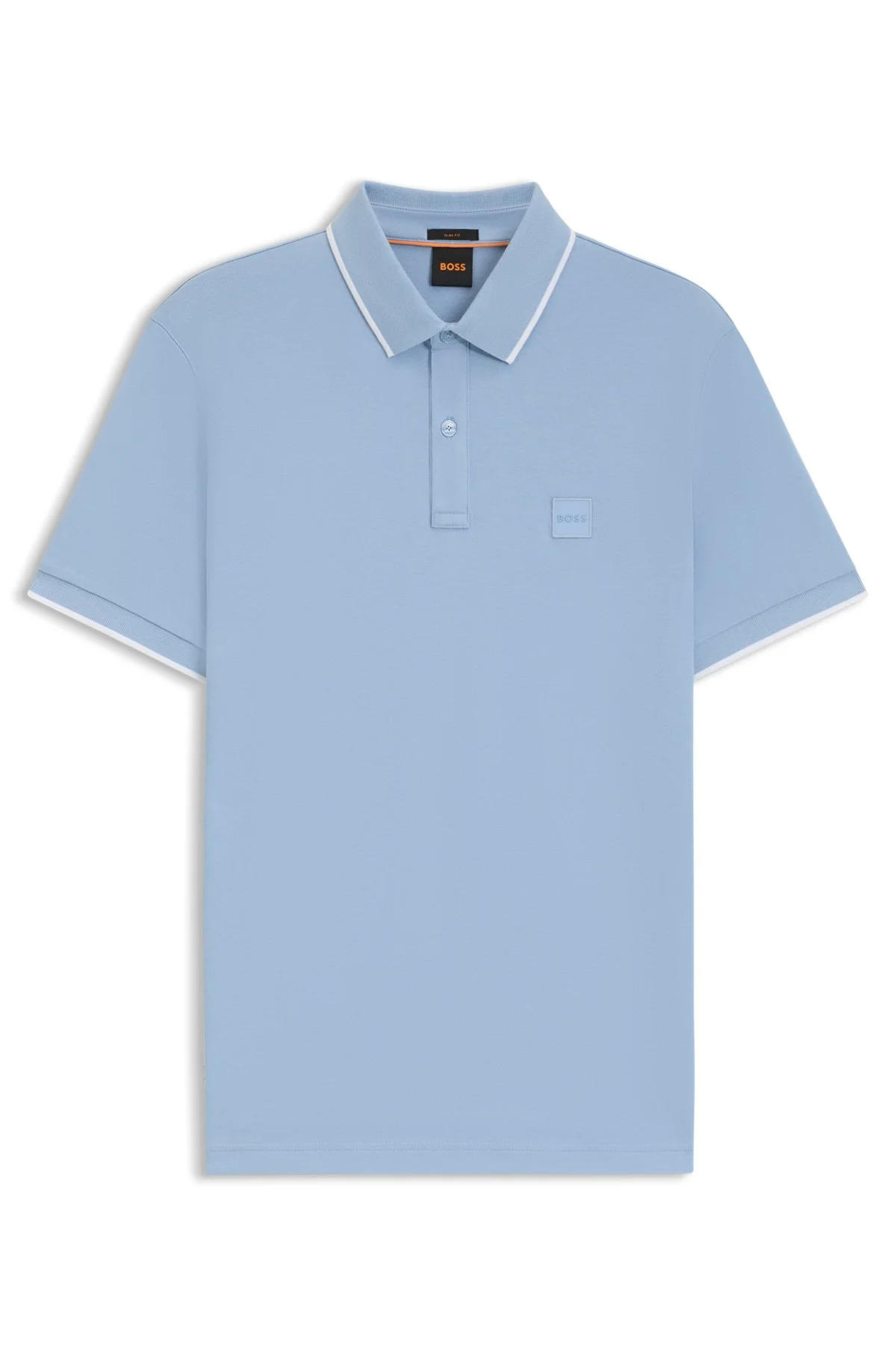 SLIM-FIT POLO SHIRT IN STRETCH-COTTON PIQUÉ - 1