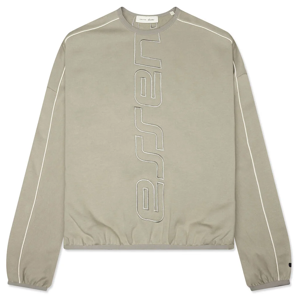 ACTIVE TRACE MODERN CREWNECK SWEATSHIRT - SEAL - 1