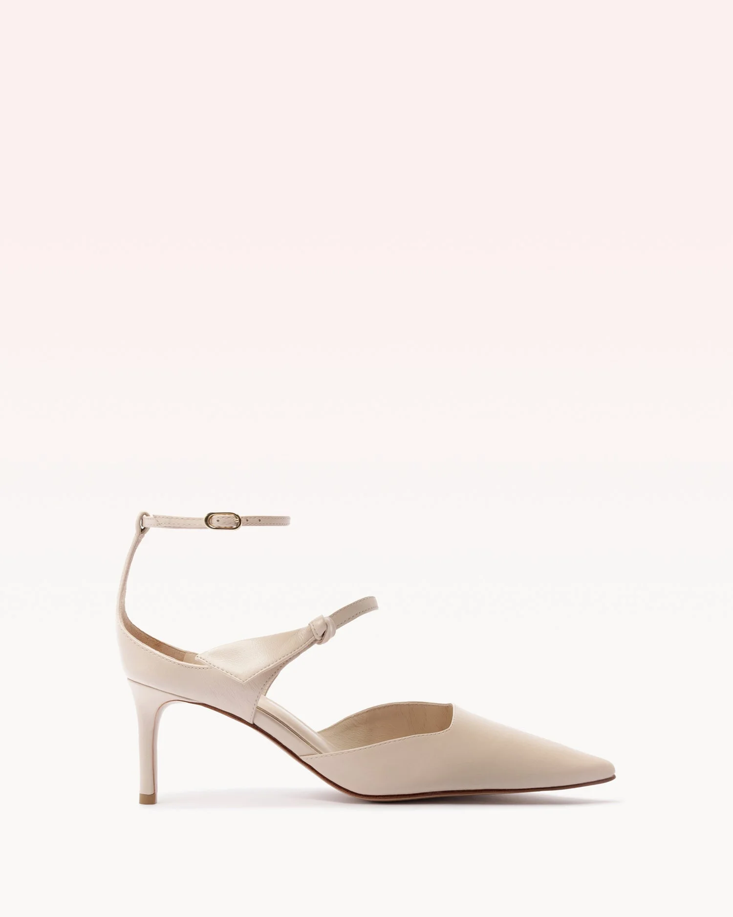 CLARITA ASYMMETRIC SLING PUMP SHELL - 1