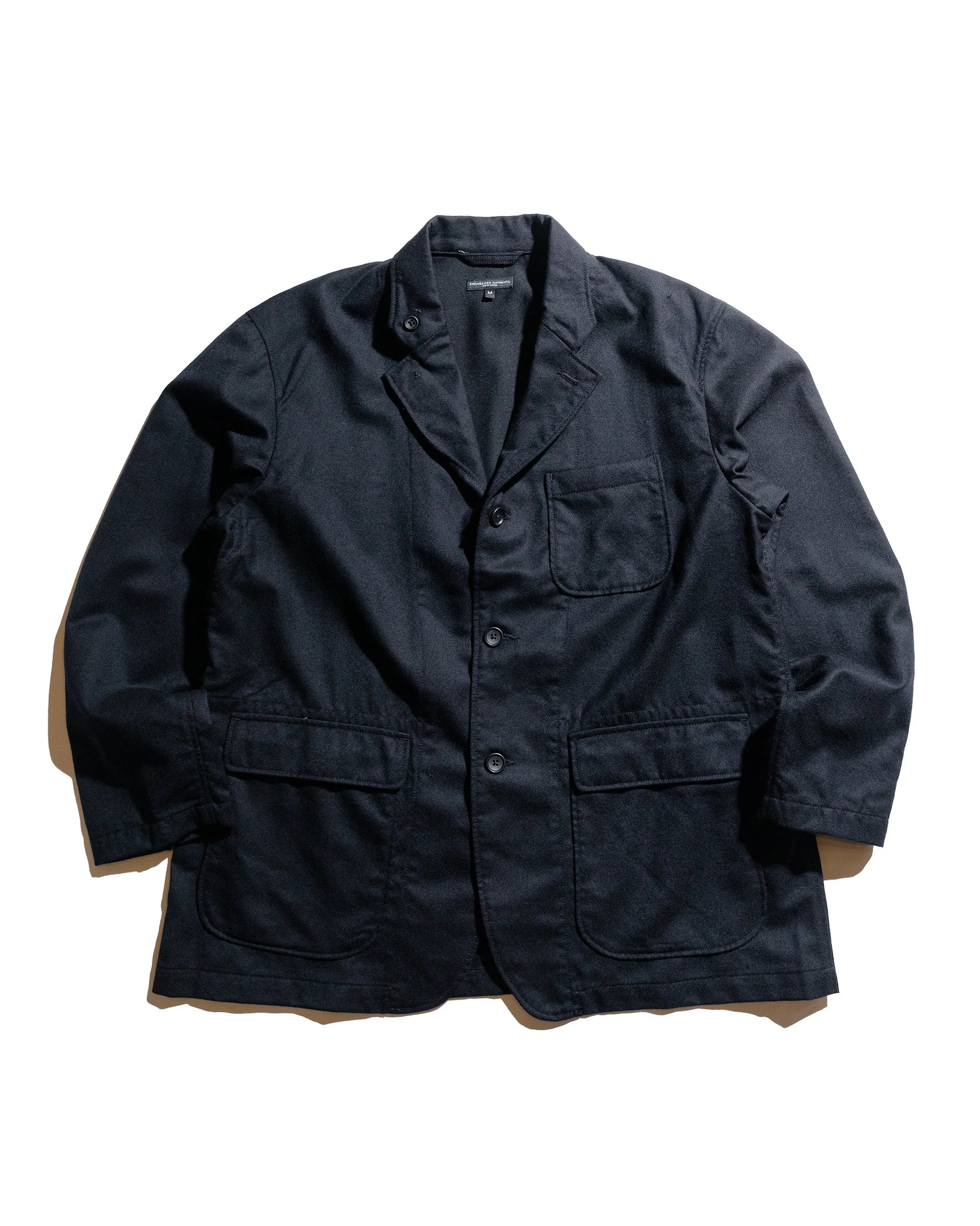Loiter Jacket Dark Navy High Count Worsted Wool - 1