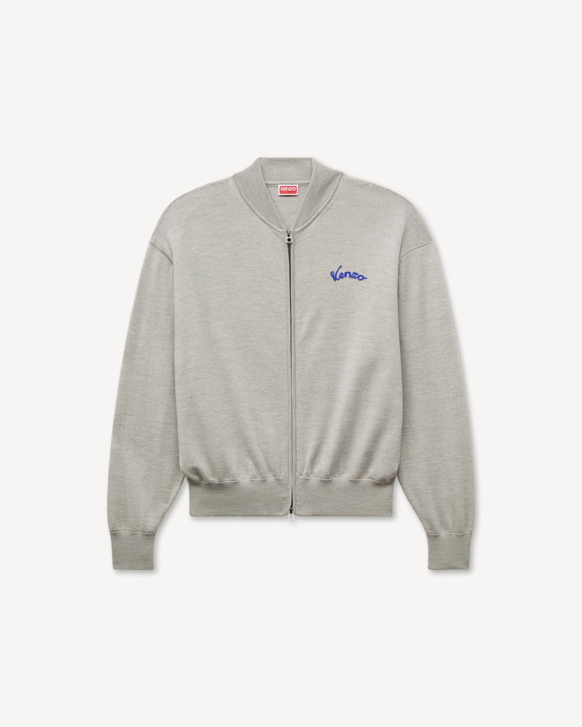 'KENZO Eiffel Tower Design' zip-up cardigan in wool - 1