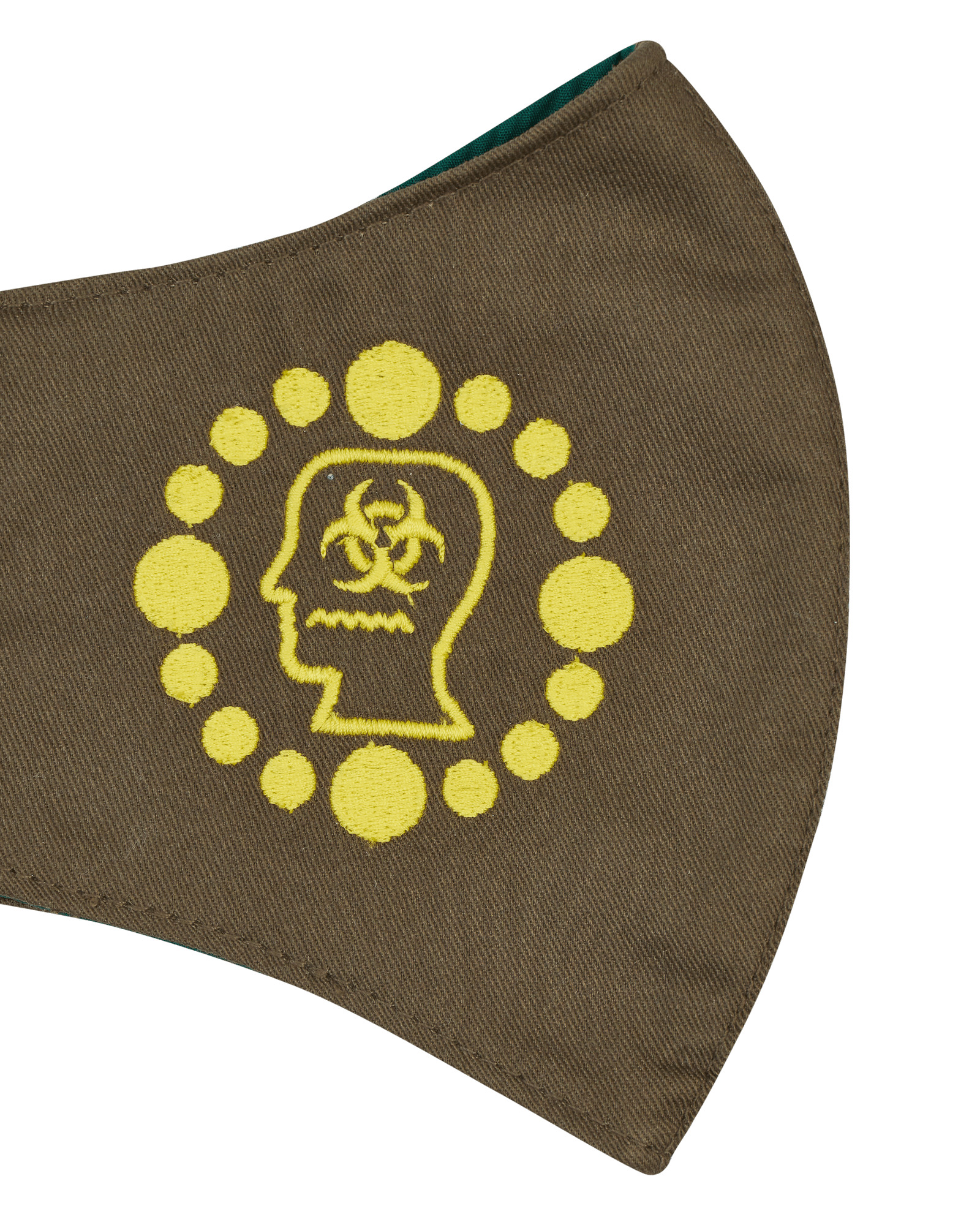 Embroidered Face Protection Garment Green - 6
