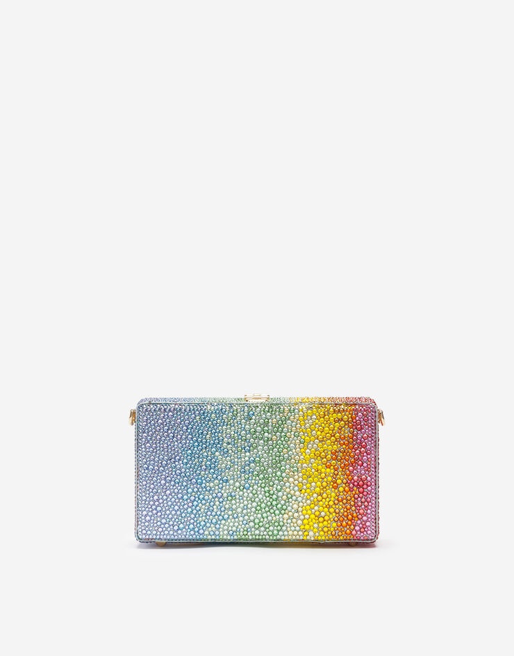 Dolce Box clutch with heat-applied rhinestones - 3