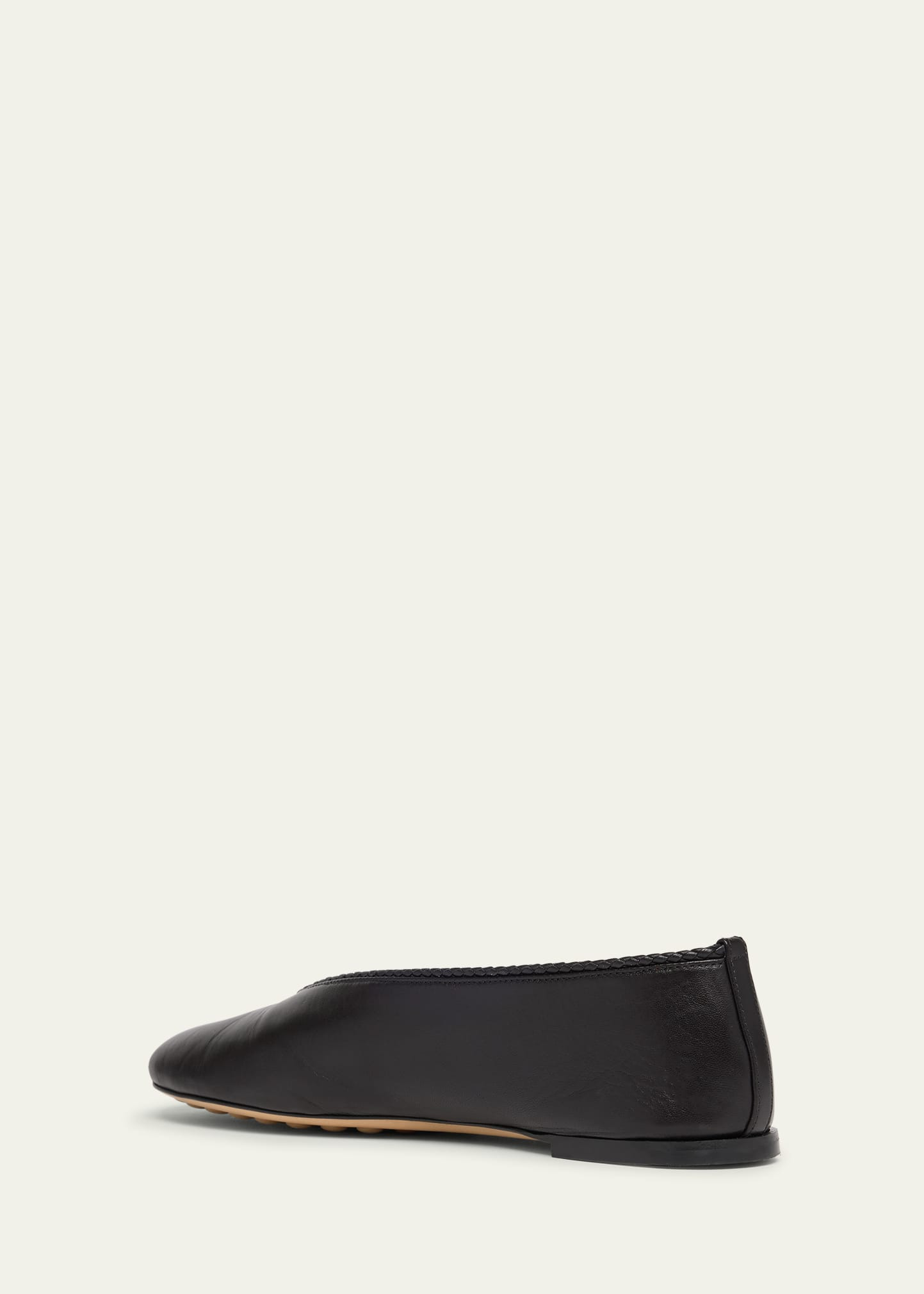 Lagoon Nappa Leather Ballerina Flats - 4