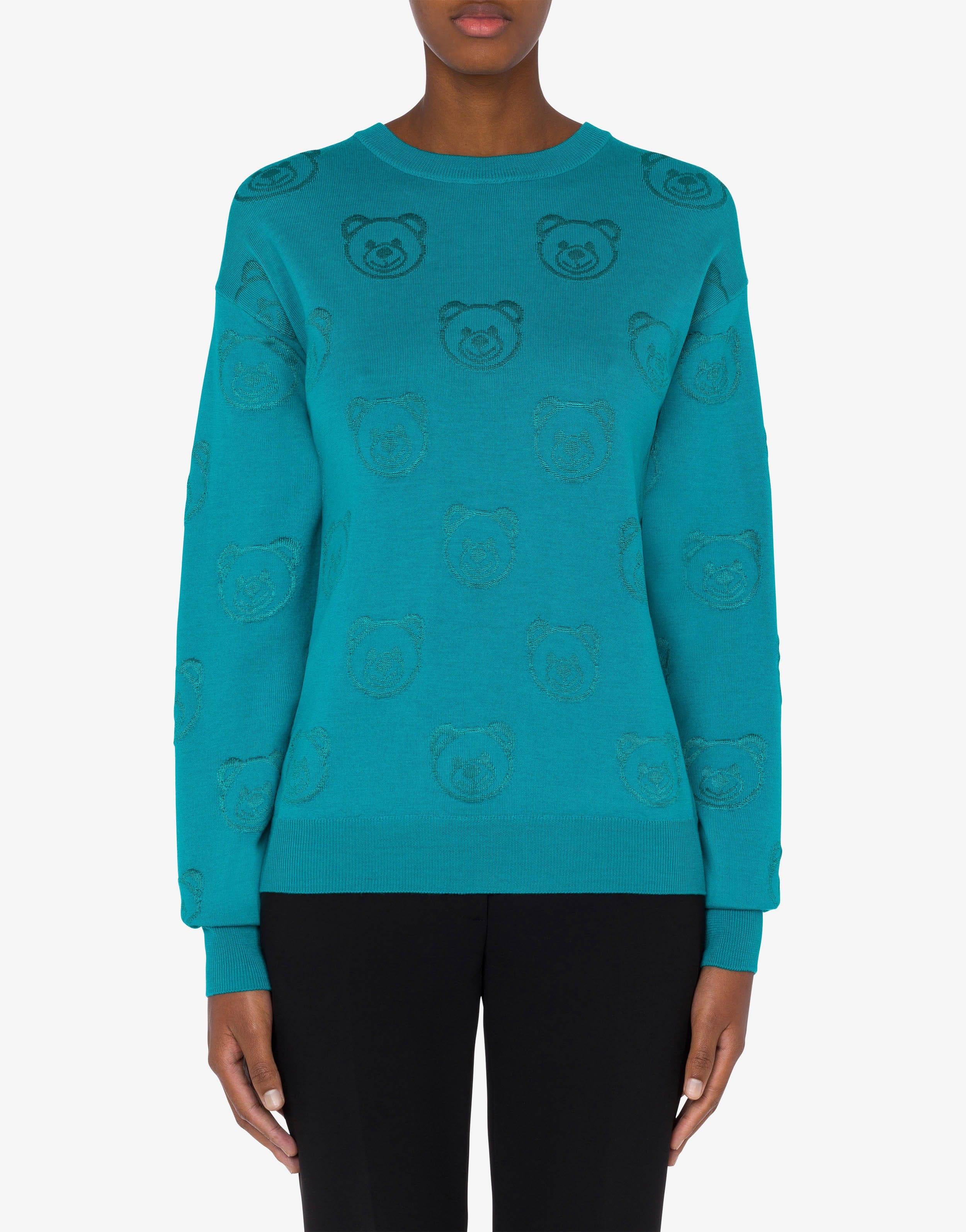 ALLOVER TEDDY BEAR JUMPER - 2