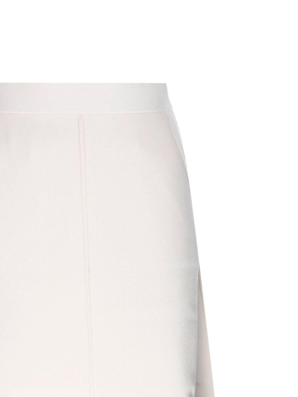 asymmetrical-hem midi skirt - 4