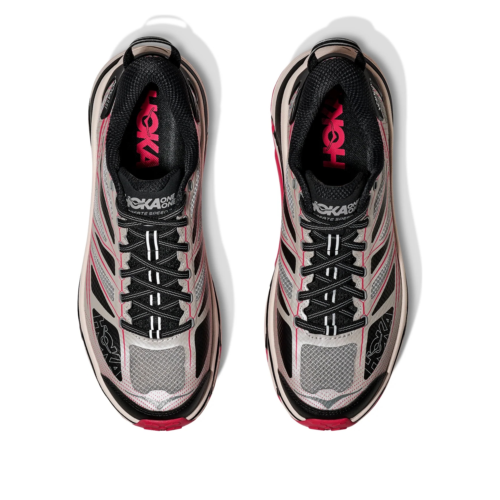 HOKA ONE ONE Mafate Speed 2 'Grey Red White' 1126851-GTCG - 2