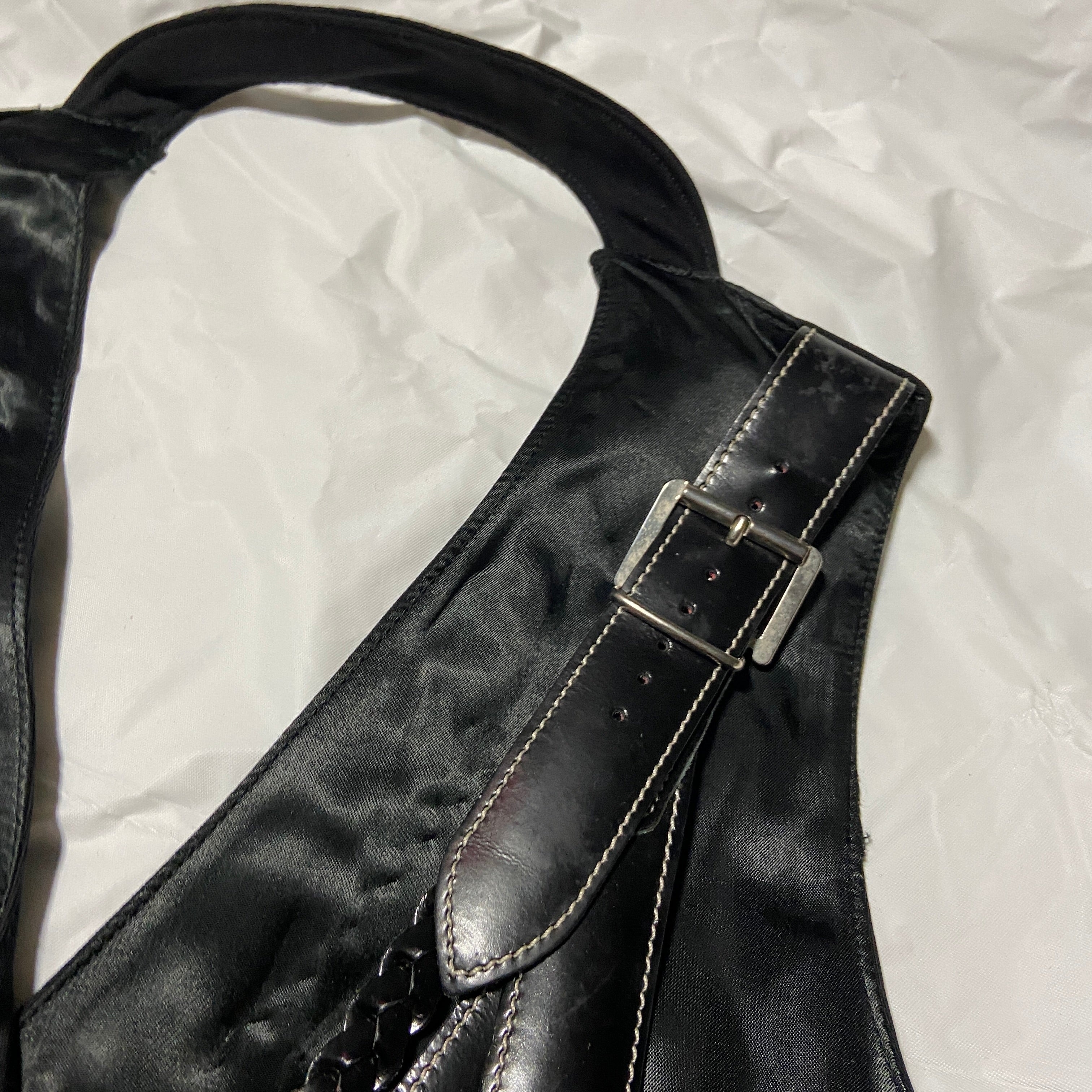 Jean Paul Gaultier Madonna leather bondage waistcoat - 11