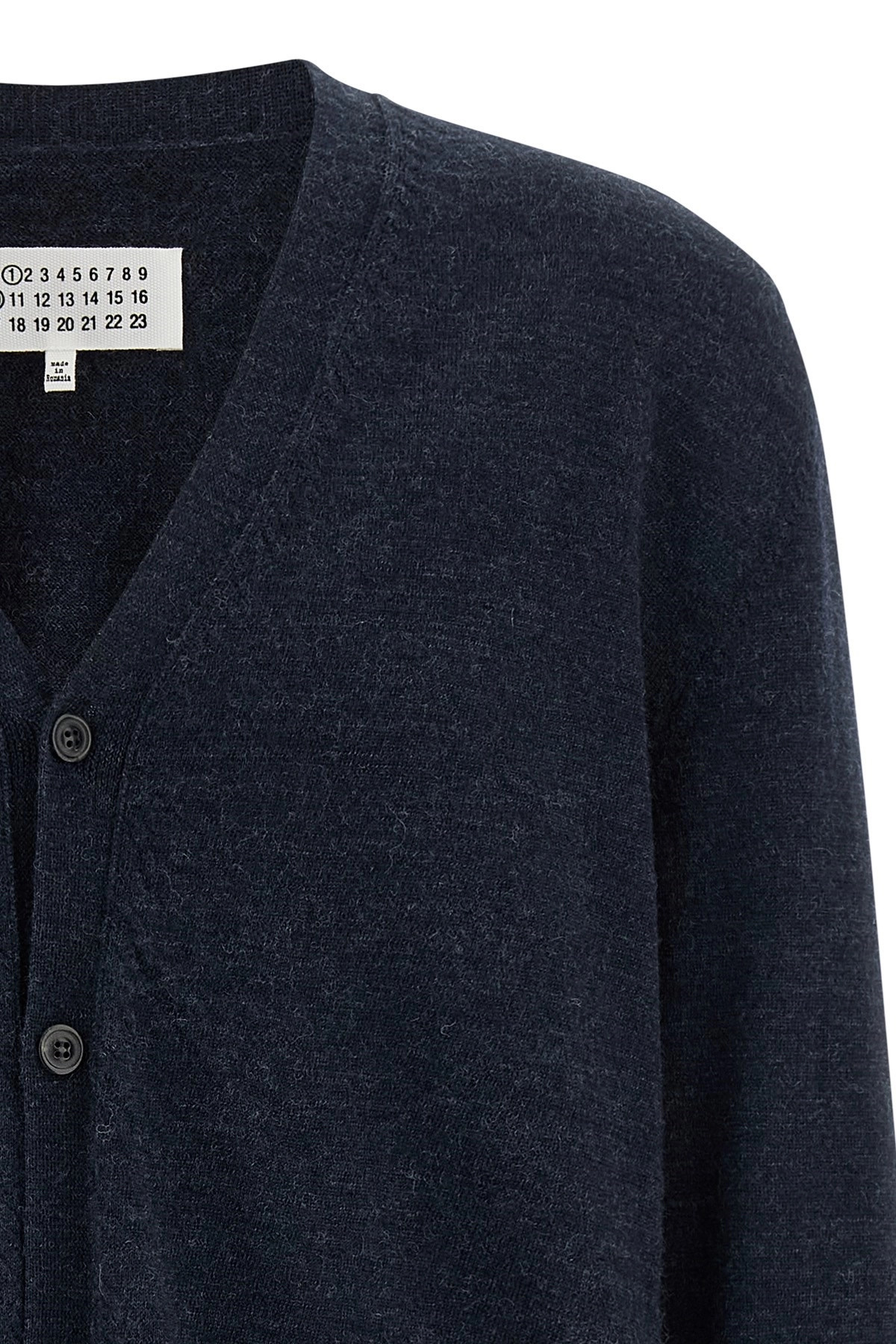Suede patch cardigan - 3