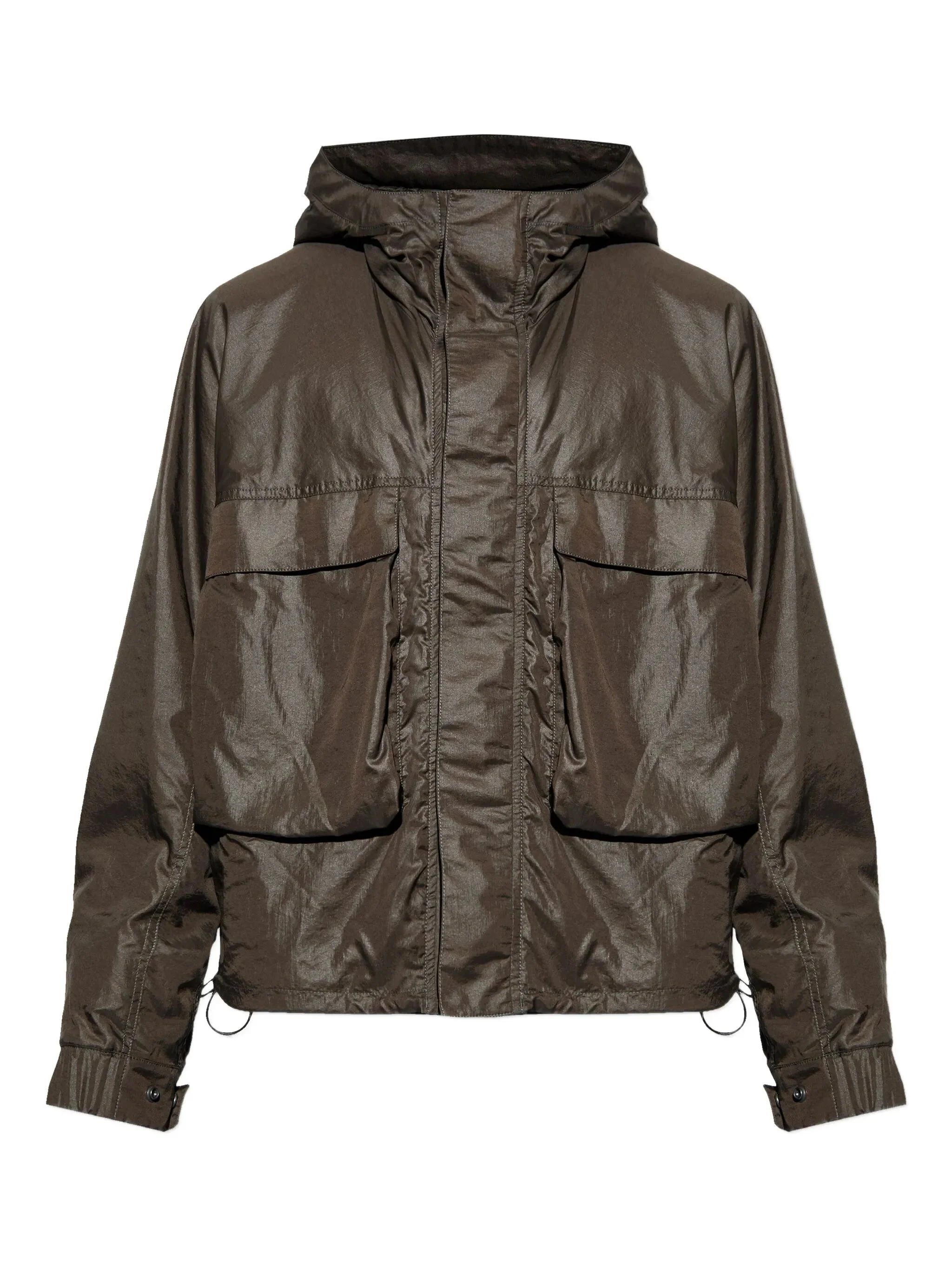 hooded pocket jacket - 1