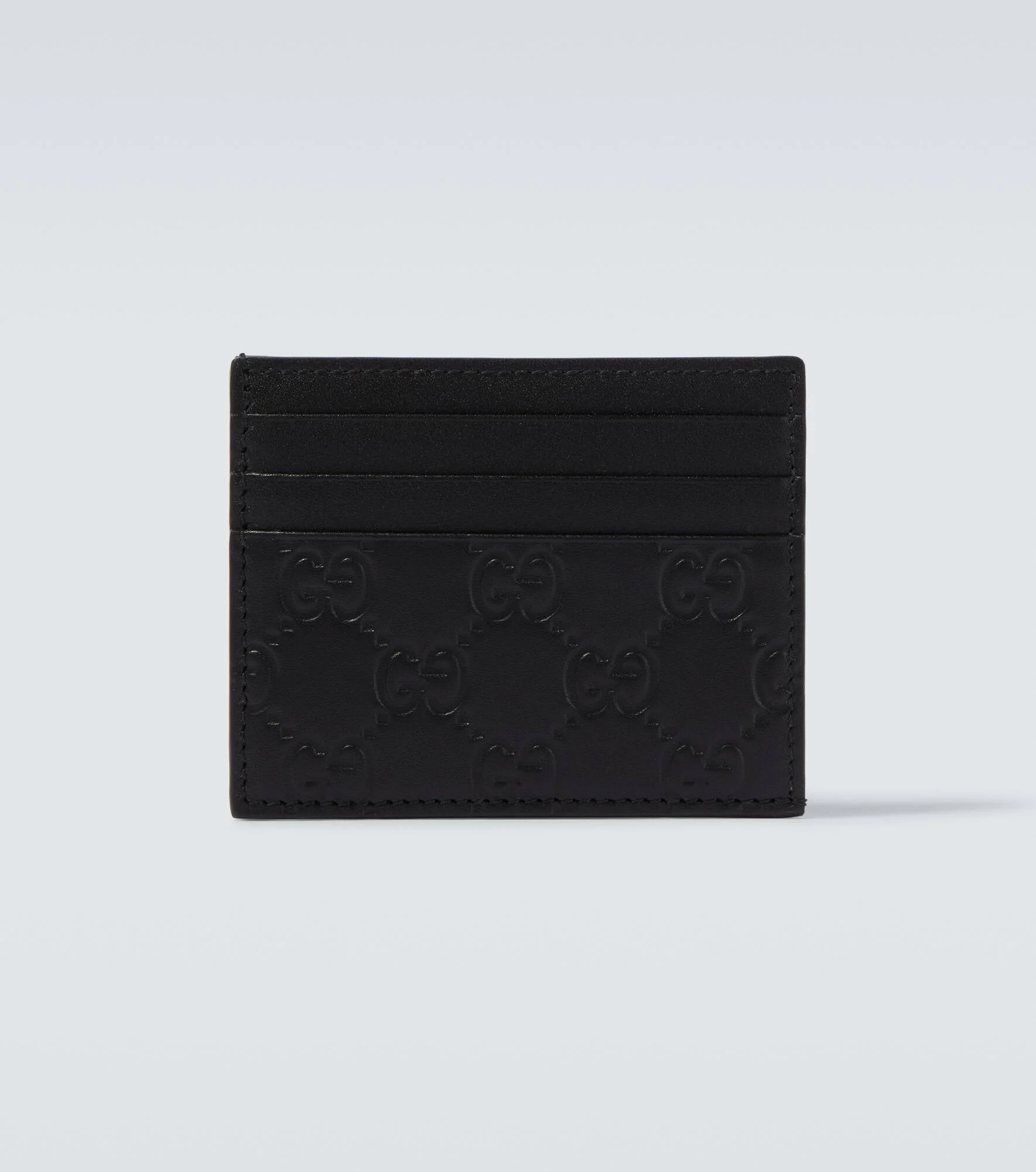 GG Emblem leather card holder - 1