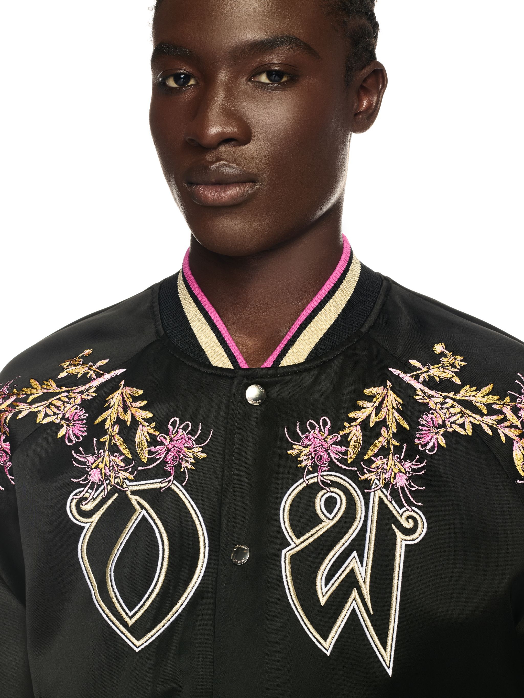 Blakc Eagle Satin Souvenir Jacket - 5