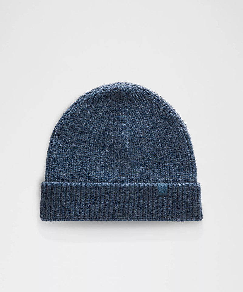 Close-Fit Wool-Blend Ribbed Knit Beanie 1