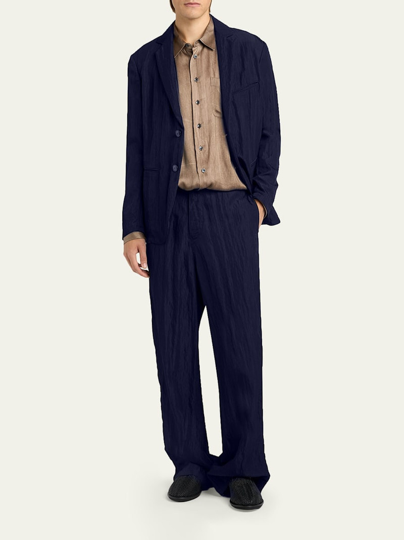 GIORGIO ARMANI Men's Textured Two-Button Blazer outlook