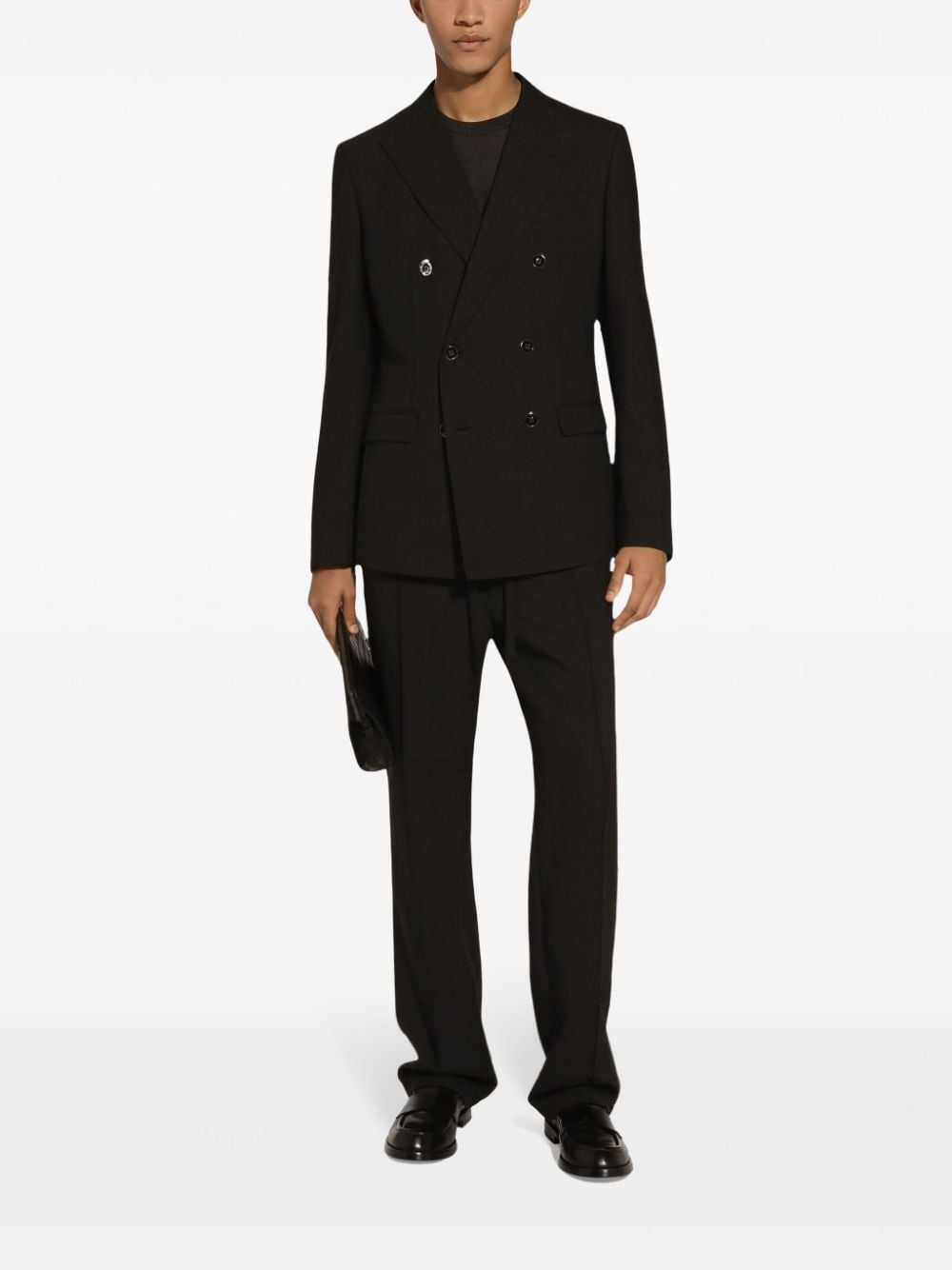 wool double-breasted jacket - 2