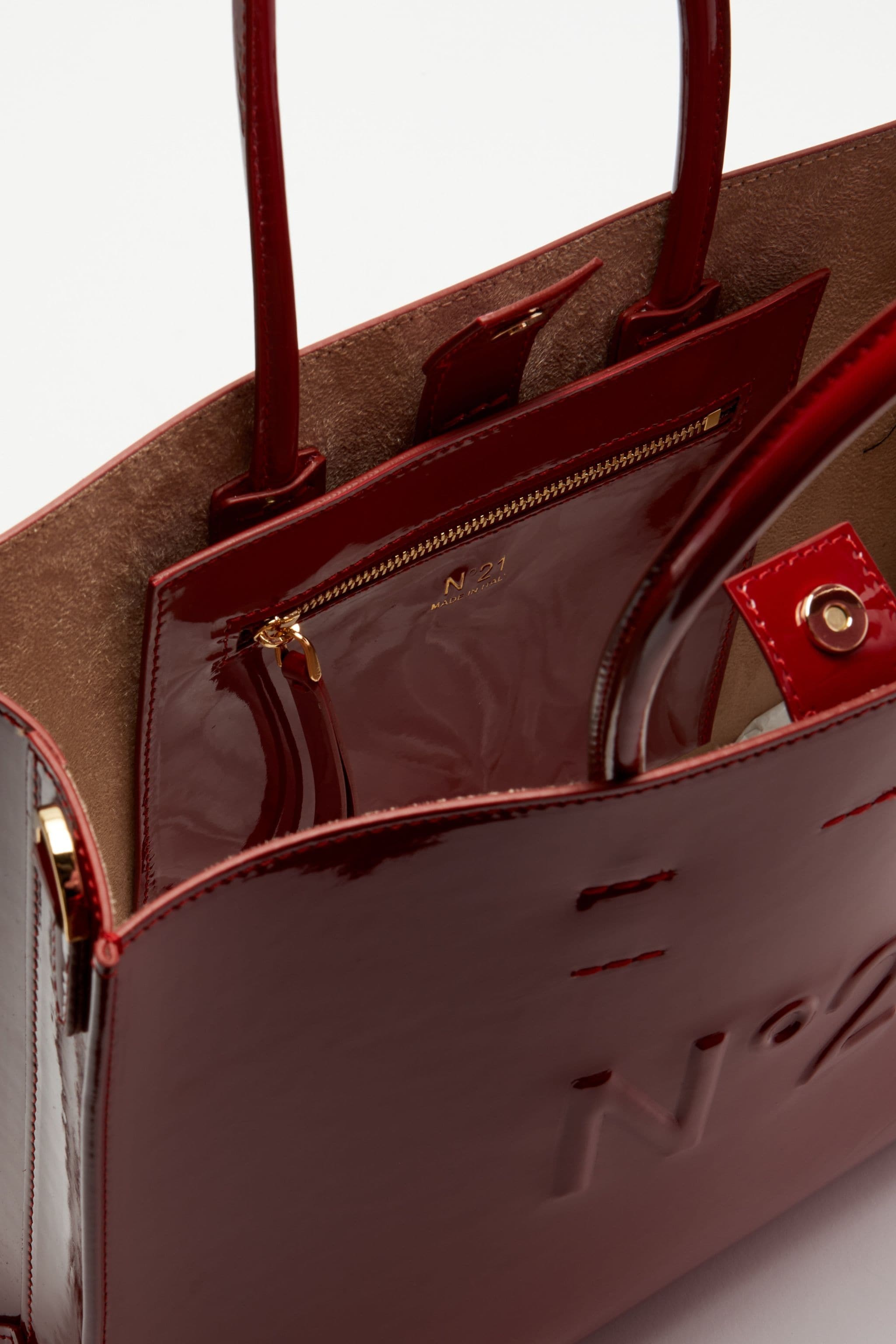 LOGO-EMBOSSED SHOPPER - 4