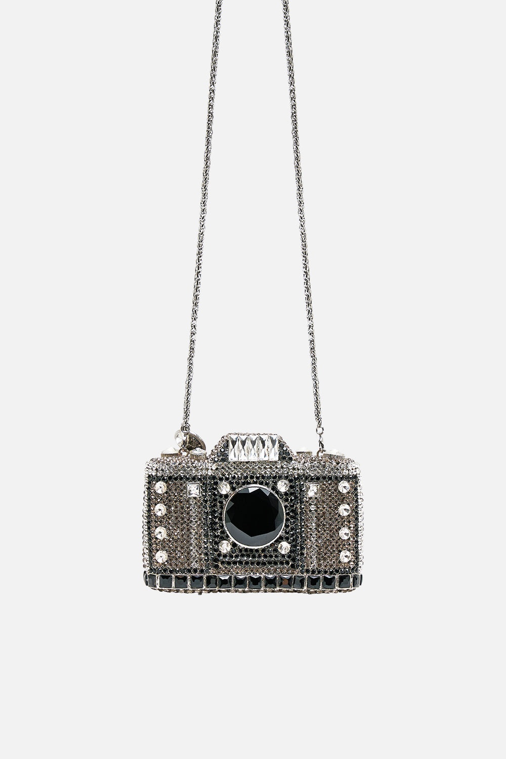 EMBELLISHED  CAMERA CLUTCH BAG - 3