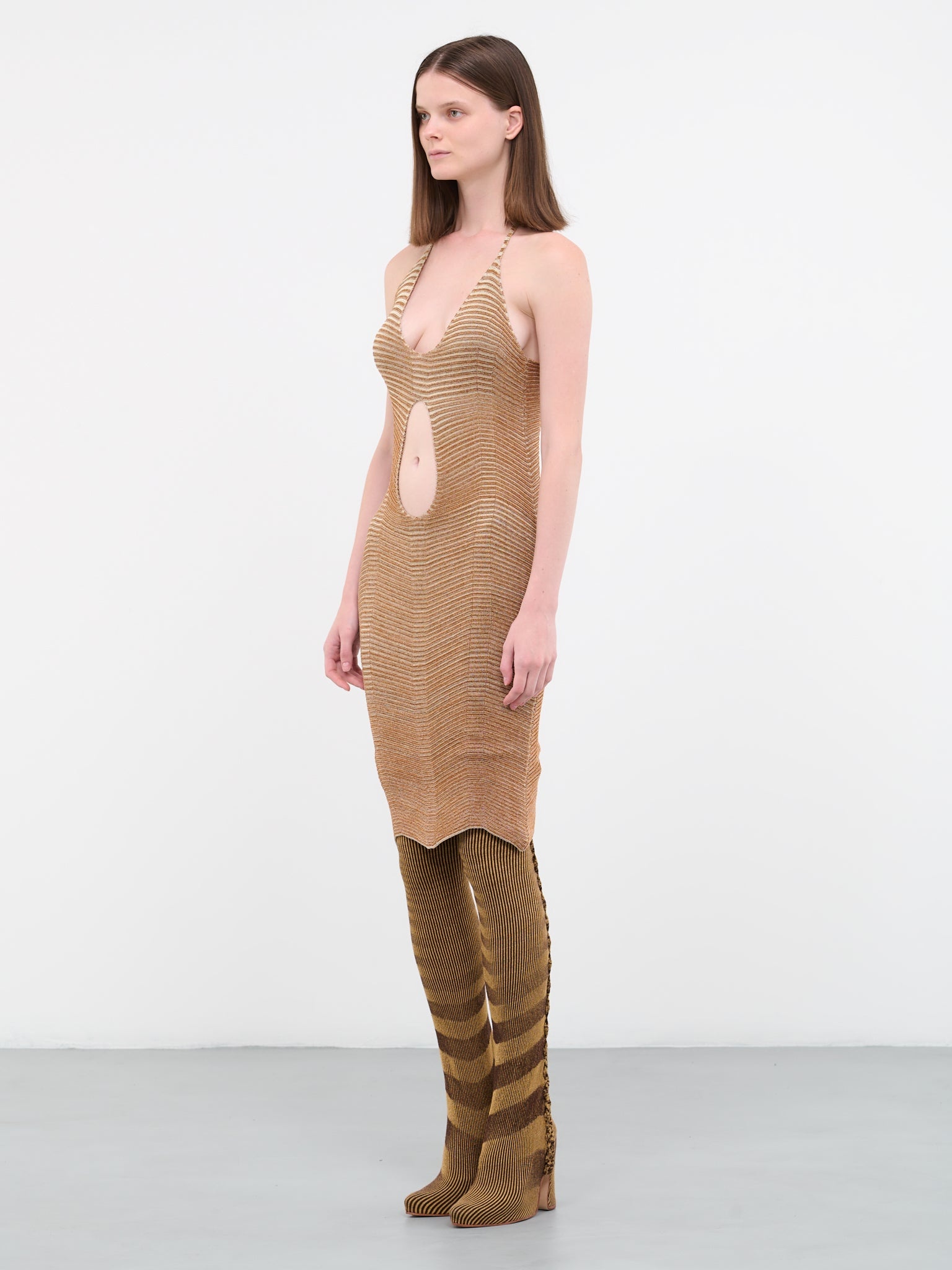 Keyhole Knit Dress - 2