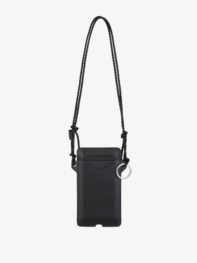 Givenchy ANTIGONA IPHONE CASE COLLAR IN LEATHER outlook