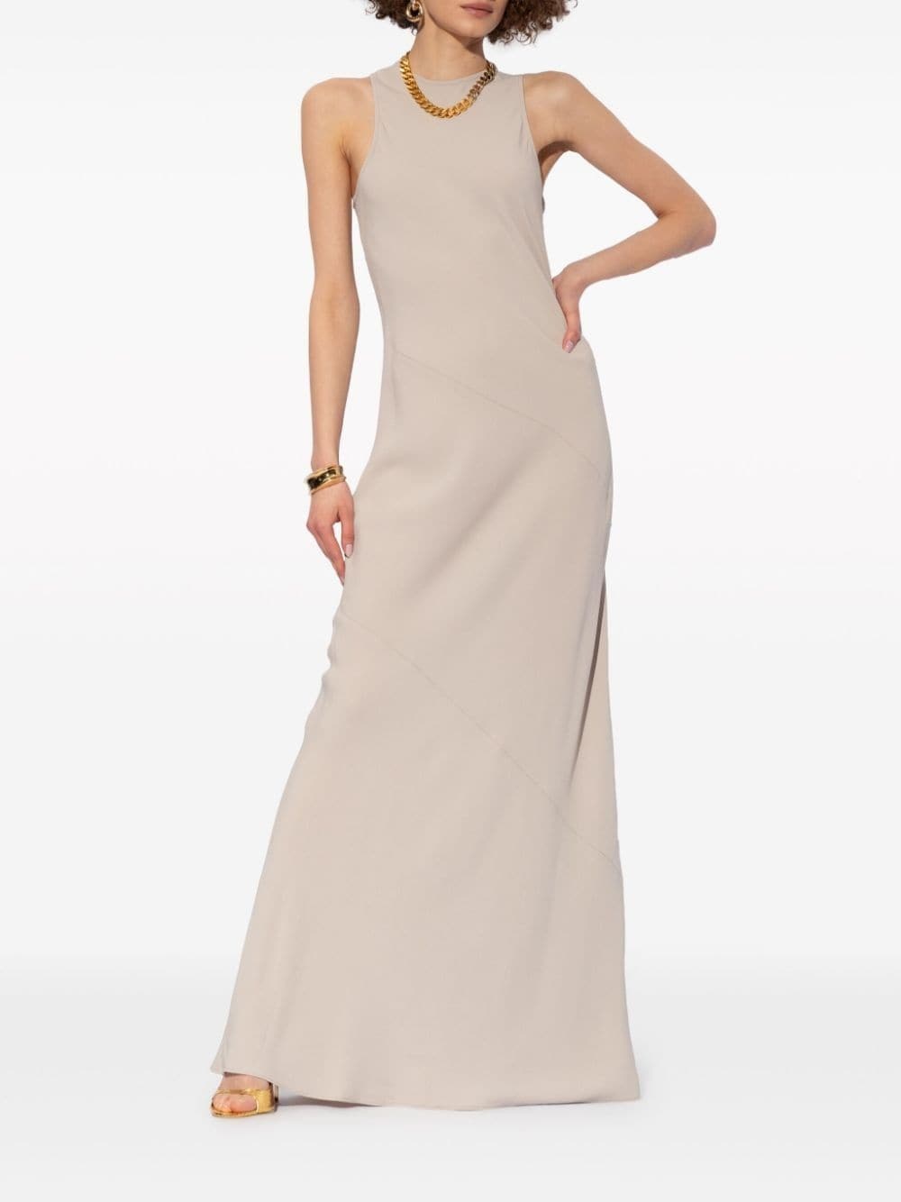 bias-cut maxi dress - 2