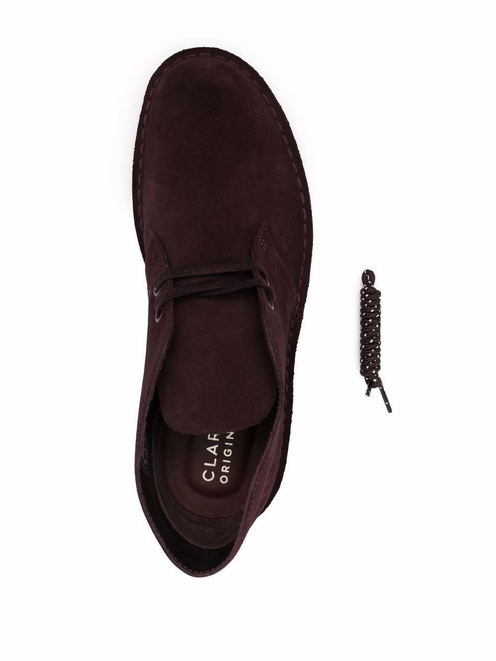 suede lace-up boots - 4