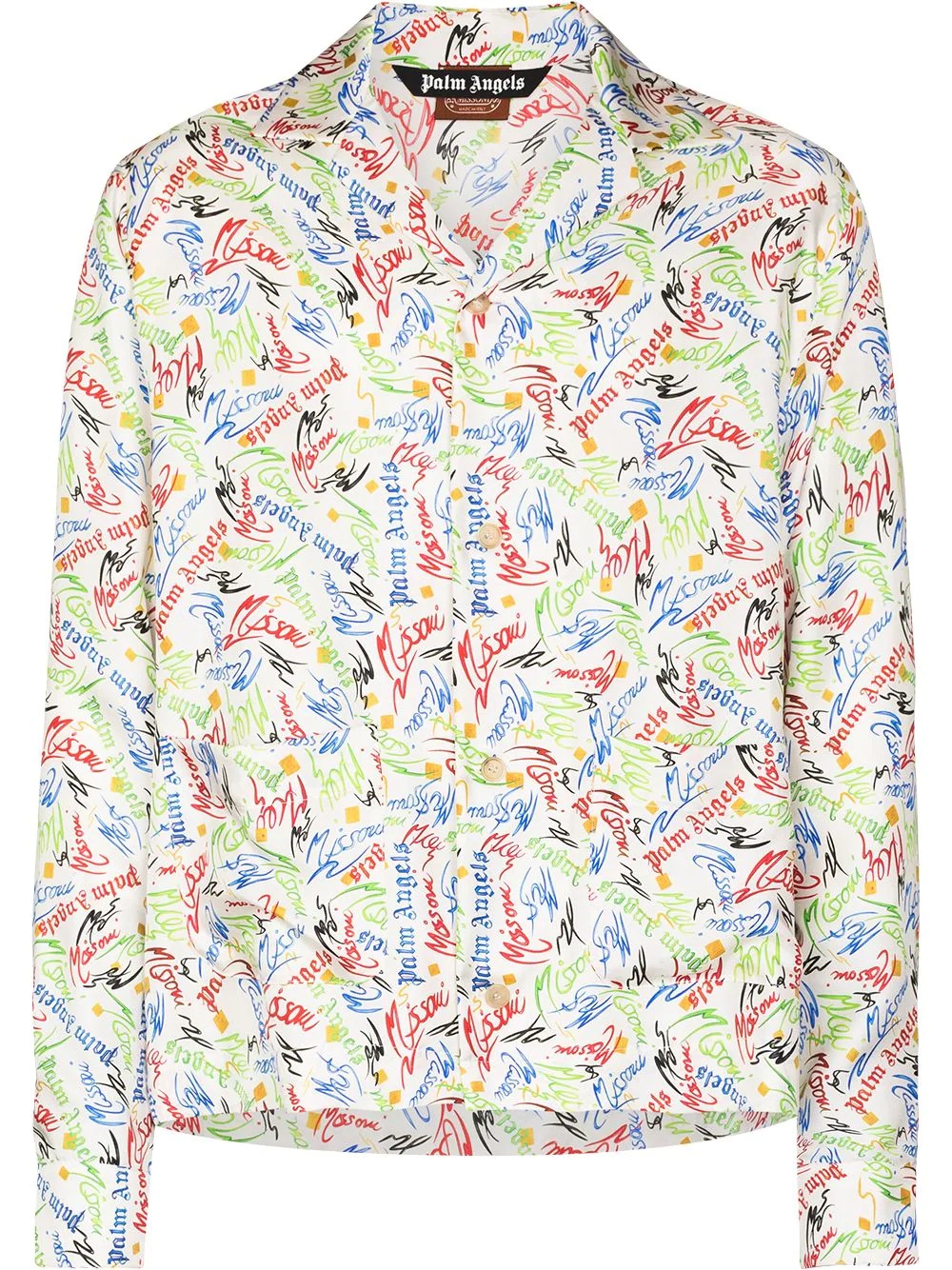 x Missoni Scribble print shirt - 1