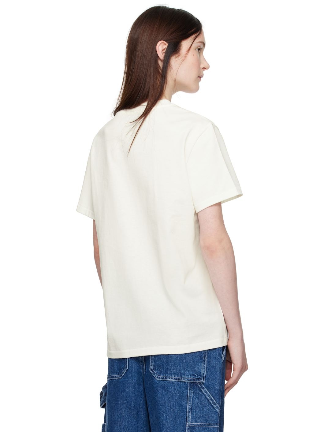 White Print Label T-shirt - 3