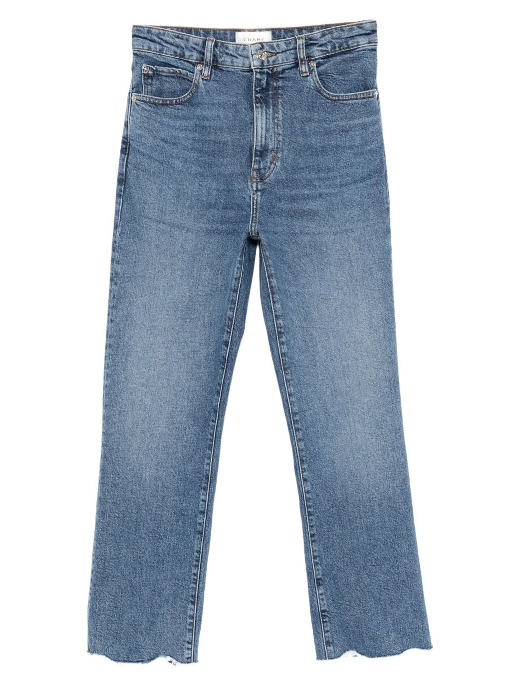 Ruler cropped jeans - 1