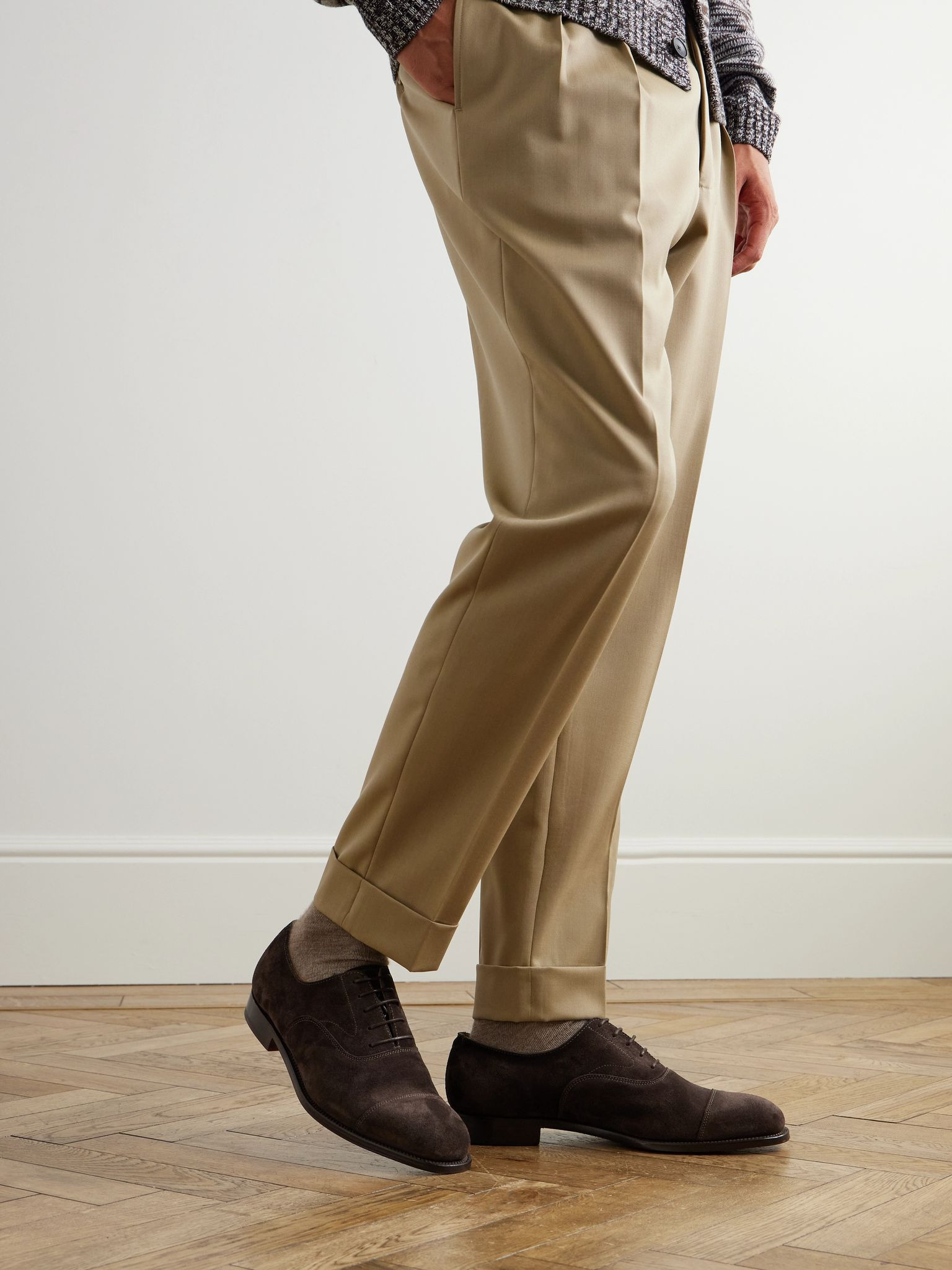Cambridge Suede Oxford Shoes Dark brown - 2
