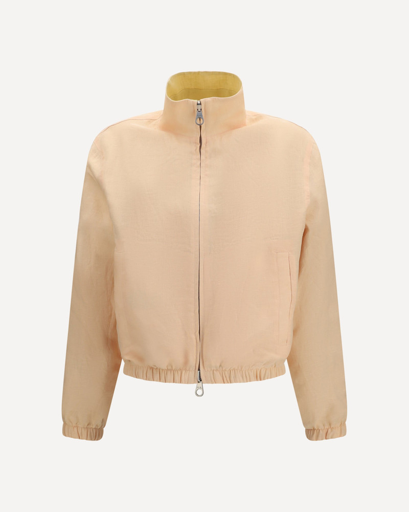 Loro Piana Linen bomber Jacket with Rain System® outlook