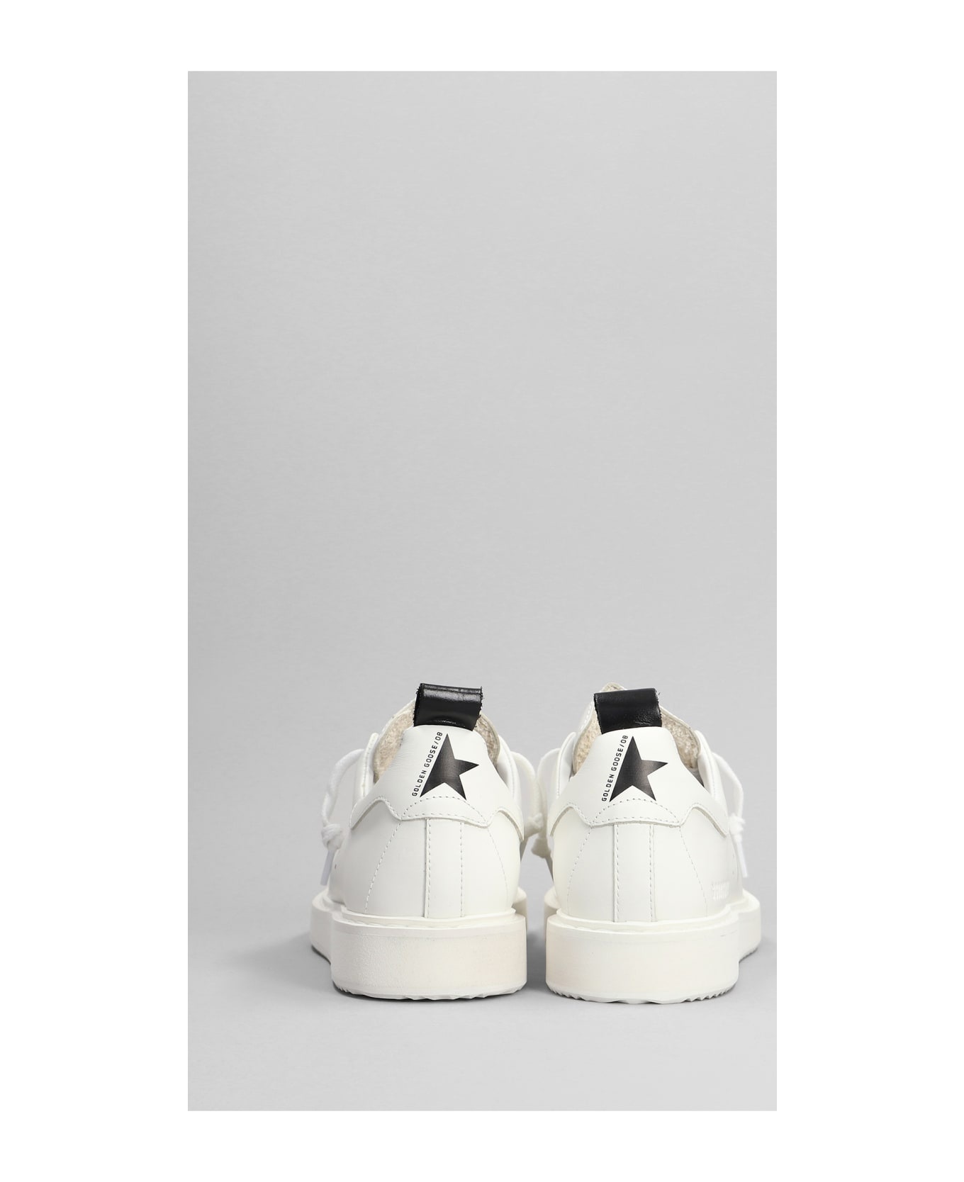 Starter Sneakers In White Leather - 4