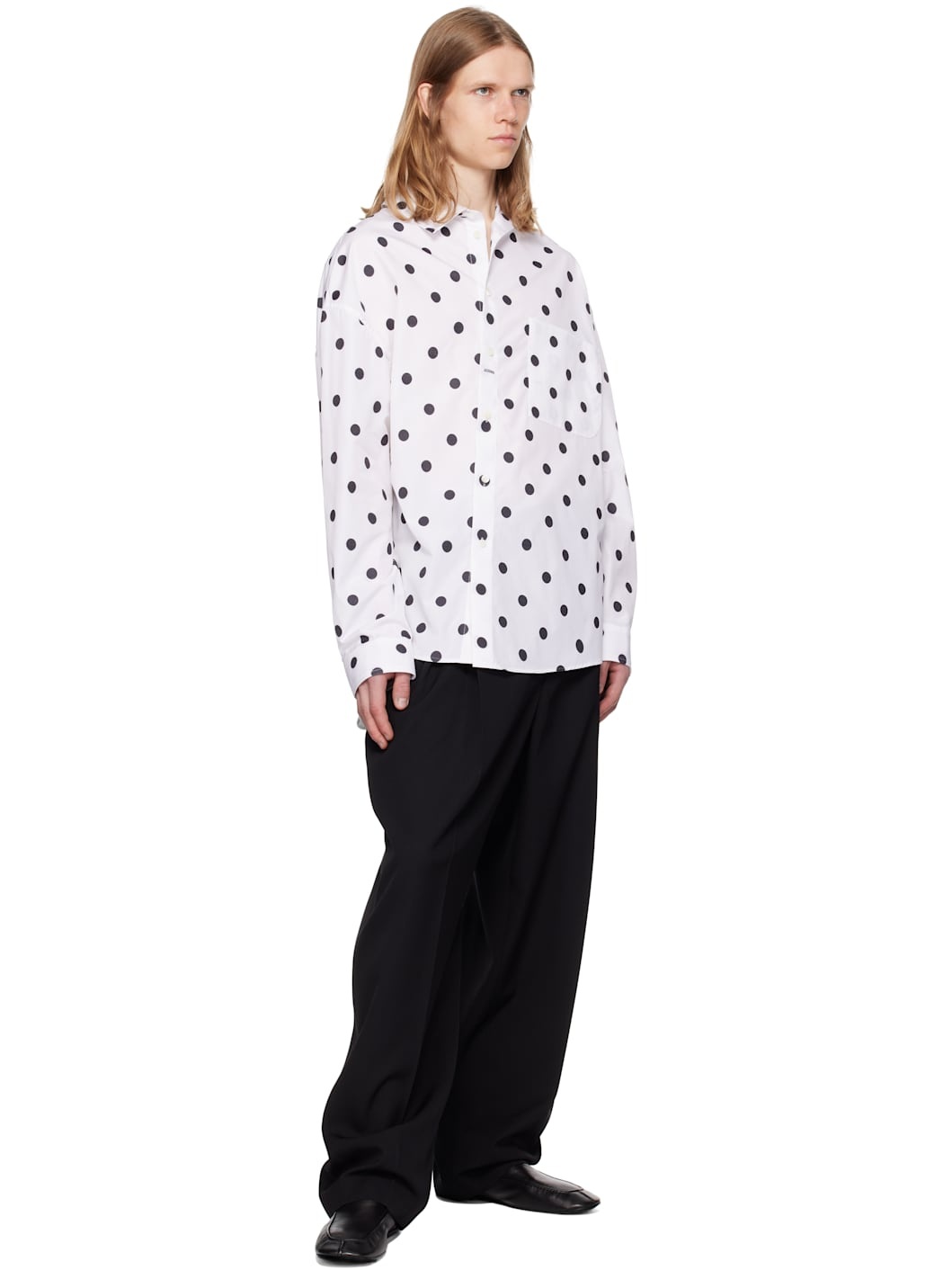 White & Black La Croisière 'The Cuadro' Shirt - 4