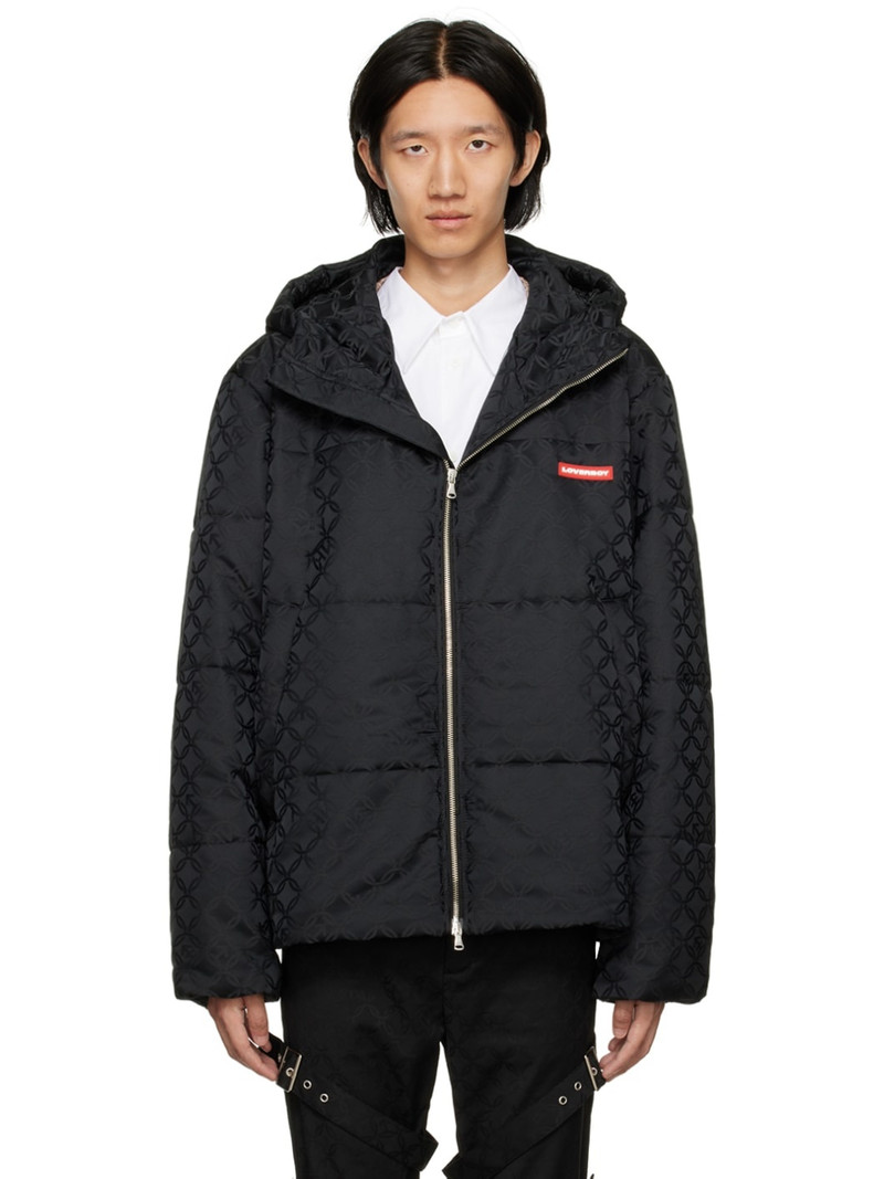Black Kitty Puffer Jacket - 1