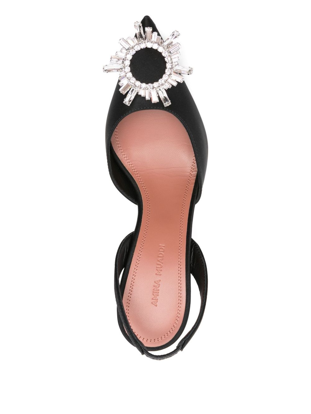 105mm embellished heeled pumps - 4