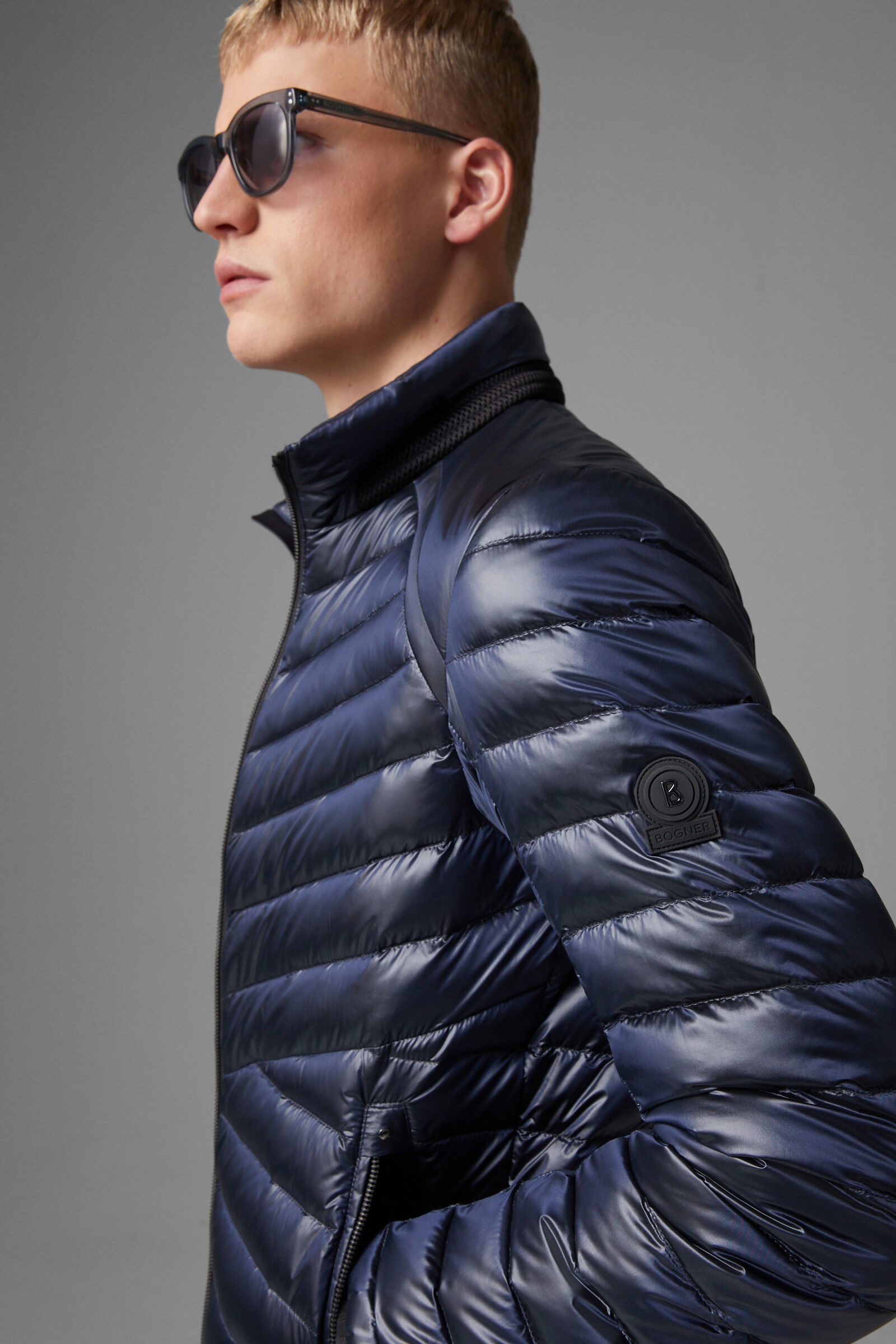 Liman lightweight down jacket in Dark blue - 6