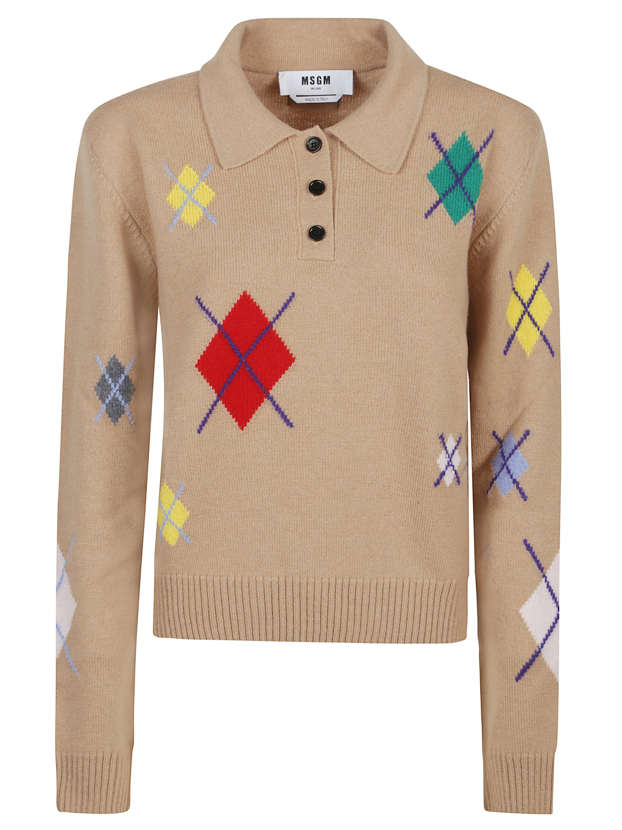 Knitted polo shirt - 1