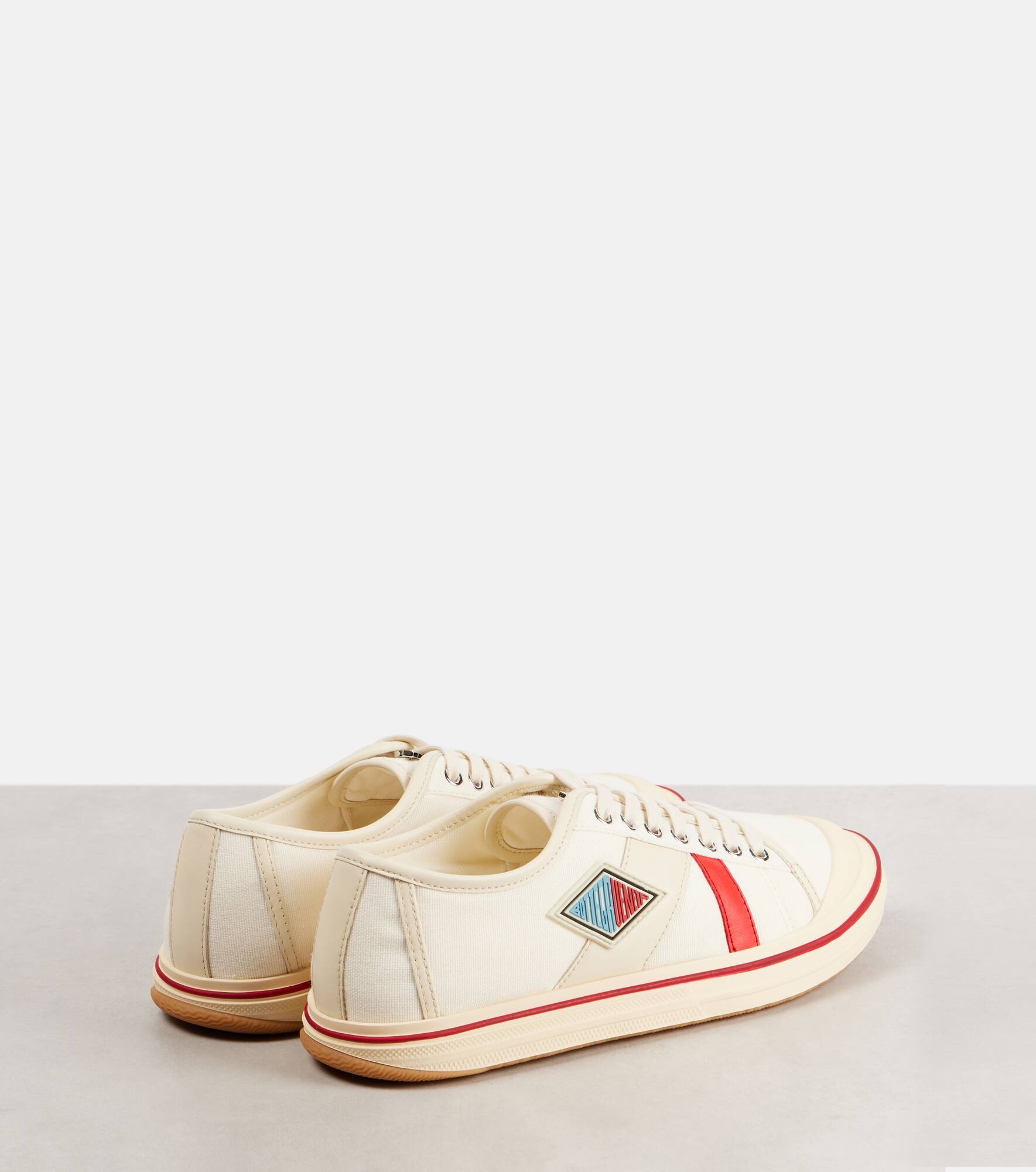 Eliot leather and canvas sneakers - 2